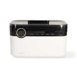 Nedis Ultrasonisk Smykke Renser | Strømforsyning | 220 - 240 V AC 50/60 Hz | 1.8 l | Hvid Hot