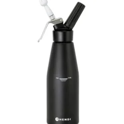 Sprøjteposer>N2O Kitchen Line flødeskum sifon SÆT + 3 spidser 0,98L - sort