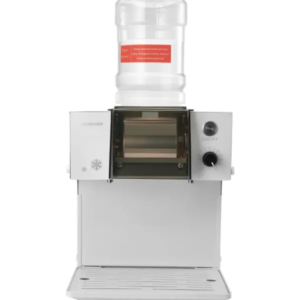 Isknusere & Ice Shavers>Nugget ismaskine - Flageis/Snefnug is - Kapacitet 80 kg/døgn - Vandtank 1,8 L - Hurtig forkøling 90 sek. - Rustfri stålklinge - Elektrisk