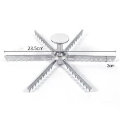 Pizzaskærere>Ny 6-Skivet Pizzaskærer - Pizzakniv i Aluminiumlegering