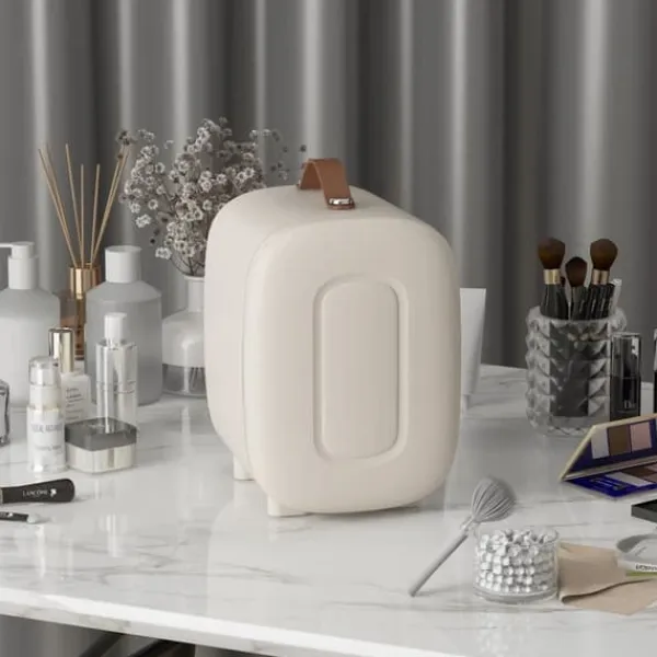 Køleskabe>OBOSOE Cosmetic Refrigerator 4L – Bærbar skønhedskøler med både køle- og varmefunktion, perfekt til kosmetik og drikkevarer