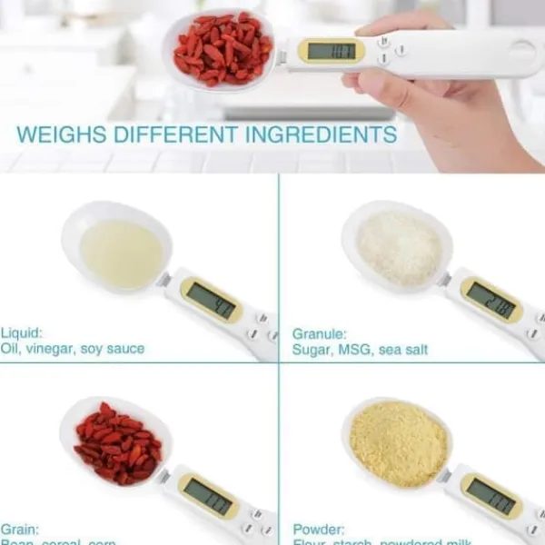 OBOSOE Digital Køkkenvægtske 500 g/0,1 g – med tarafunktion til mel, væske, te, medicin Sale