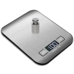 OBOSOE Køkkenvægt Lommevægt 1g–5kg – Digital Rustfrit Stål Vægtsensor med LCD & Tara-funktion New