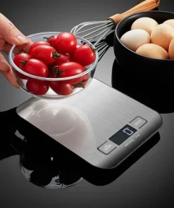 OBOSOE Køkkenvægt Lommevægt 1g–5kg – Digital Rustfrit Stål Vægtsensor med LCD & Tara-funktion New