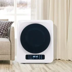 Tørretumblere>OBOSOE lufttørrer rustfrit stål 3 kg kapacitet 850W flertrinsfilter 6 programmer vægmonterbar til badeværelse