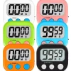 Æggeure>OBOSOE 6-pak Digital Visual Timers – Køkkentimere og klasseværelsestimere til lærere og børn, tilbage til skole og madlavning