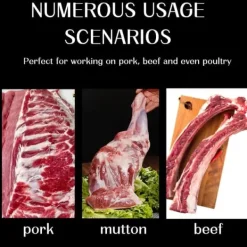 OBOSOE Stainless Steel Rib Skinner - Membranfjerner til grillentusiaster og kokke med stævnklemme og skridsikkert greb - Fjern nemt ribbenmembranen Clearance