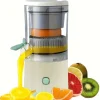 Juicepresser - Nyd Friskpresset Juice Derhjemme>OBOSOE trådløs elektrisk juicer - bærbar multifunktions juicer med USB-opladning | Perfekt til appelsiner og frugter