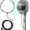 Tågemaskiner Til Udendørsbrug>OBOSOE udendørs tågesystem/tågesystem til ventilator – 6 dyser tågeslange 6m med ventil og kølesprayring