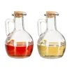 Olie- & Eddikebeholdere>Olie- og eddikedispenser sæt, 11.5x7.5 cm, Transparent