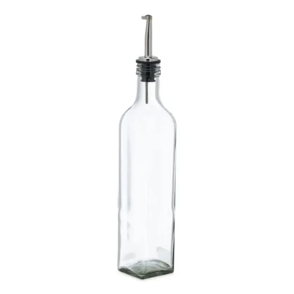 Olie- & Eddikebeholdere>Olie- og eddikedispenser sæt, 33x5,5x5,5 cm, Transparent