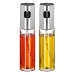 Olie- & Eddikebeholdere>Olie- og eddikesprayersæt, 18x4 cm, Transparent