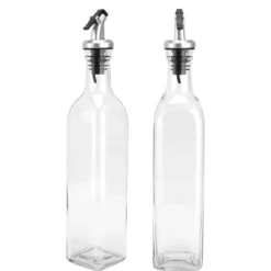 Oliedispenser Glas og Spraymalet Plast Oliedåse Flaske til Sojasauce Eddike Madlavning Vin Outlet