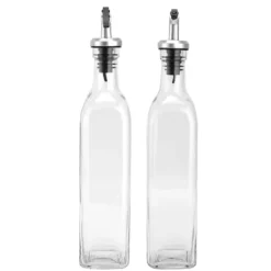 Oliedispenser Glas og Spraymalet Plast Oliedåse Flaske til Sojasauce Eddike Madlavning Vin Outlet