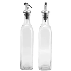 Oliedispenser Glas og Spraymalet Plast Oliedåse Flaske til Sojasauce Eddike Madlavning Vin Outlet