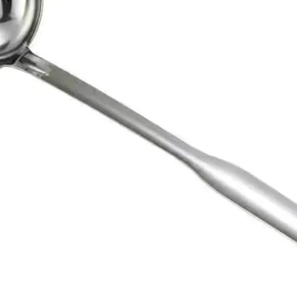 Grydeskeer>Oliefilterske Rustfrit stål Olieseparerende øse Mad Skimmer Si Ske til Suppe Hot Pot