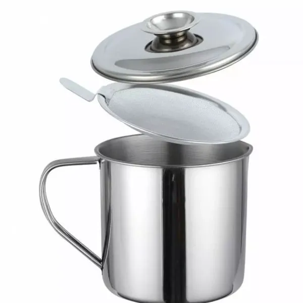 Olie- & Eddikebeholdere>Oliekandebeholder 1,2L med filterfilter KINGHOFF KH-1726