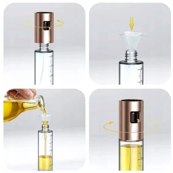 Olie- & Eddikebeholdere>Oliespray forstøver 100ml KINGHOFF KH-1722