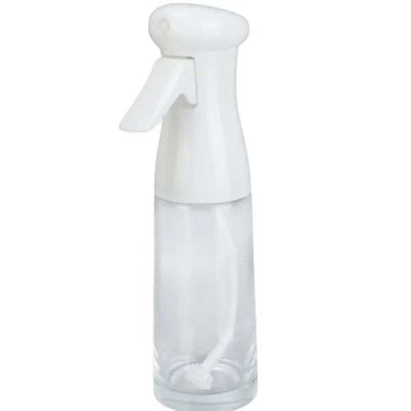 Oliesprayflaske - 300 ml, højtryk, ergonomisk håndtag, BBQ-bagning - hvid Sale
