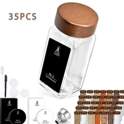 Opbevaringsdåser>Opbevaringsflasker & Krukker, Miljøvenligt Glas, 120ml Kapacitet,35PCs