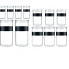 Bodum Opbevaringsdåser>Opbevaringsglas - - PRESSO SET - 12 plastikglas med lufttætte låg