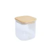 Opbevaringsdåser>Opbevaringsglas JAR 10x10xH10cm 800ml med bambus låg, glas