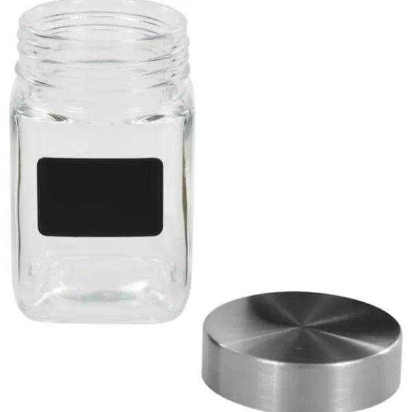Opbevaringsdåser>Opbevaringsglas med etiket 12 stk. 300 ml - Opbevaringsglas - Opbevaringskrukke - Home & Living
