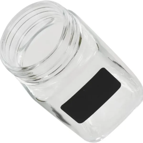 Opbevaringsdåser>Opbevaringsglas med etiket 12 stk. 300 ml - Opbevaringsglas - Opbevaringskrukke - Home & Living