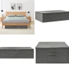 Opbevaringskasse 70x40x18 cm stof antracitgrå - Opbevaringskasse - Opbevaringskasser - Home & Living Discount