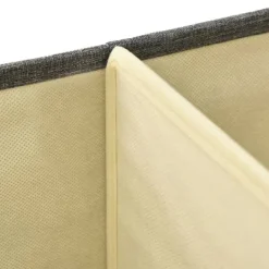 Opbevaringskasse 50x30x25 cm stof antracitgrå - Opbevaringskasse - Opbevaringskasser - Home & Living Discount