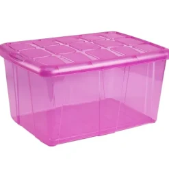 Opbevaringsorganisator, Stor Kapacitet, Stabelbart Design,4 Kasser++Billig, Fuchsia Outlet