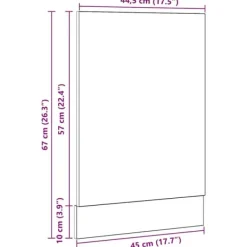 Opvaskemaskine frontpanel 