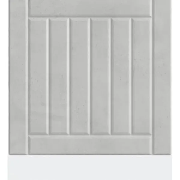 Opvaskemaskiner>Opvaskemaskinepanel Lucca - Tidløst design i konstrueret træ | Farve: Beton grå