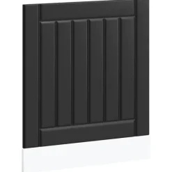 Opvaskemaskinepanel Lucca i konstrueret træ | Farve: Sort | Størrelse: Standard Best