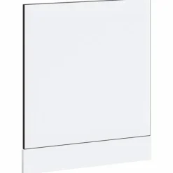 Opvaskemaskinepanel Lucca i konstrueret træ | Farve: Sort | Størrelse: Standard Best
