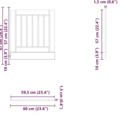 Opvaskemaskinepanel Lucca i konstrueret træ | Farve: Sort | Størrelse: Standard Best