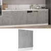 Opvaskemaskiner>Opvaskemaskinepanel "Lyon" - Betongrå | Størrelse: 59,5x3x67 cm | Materiale: Konstrueret træ
