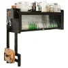 Opvaskestativer & Tørrestativer>Opvaskestativ, Over-Sink Design, Justerbart og Robust,2 lag længde 85cm