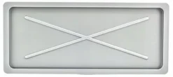 Tørretumblere>Opvaskestativ 55x24 cm sølv