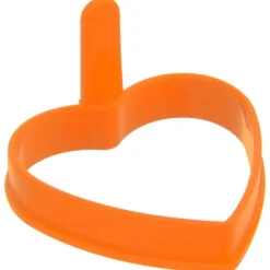 Orange silikone æggeform hjerte SILLINIE