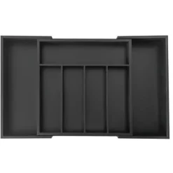 Opbevaringssystem Til Køkkenskuffer>Organiseringsindsats til bestikskuffe, udtrækbar 52/31x31cm KINGHOFF KH-1745