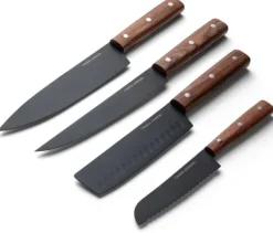 Orrefors Jernverk, Knivsæt af Asketræ, 4-Pack Online