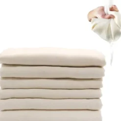 Dørslag & Sier>Ostelærred til filtrering 50*50 cm, 90-grade genanvendeligt 100% ubleget bomuldsstoffilter, ultrafint ostelærredsfilter til madlavning, nøddemælkspos | CDON