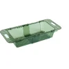 Over-The-Clean-si Udtrækkeligt design Transparent Hurtigt afløb Holdbart PET-vaskedørssi Transparent Grøn si med udtrækkeligt design Hot