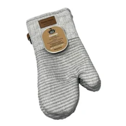 Grydelapper & Grillvanter>Ovnhandsker ANNELI 2 stk. H31 cm, grå