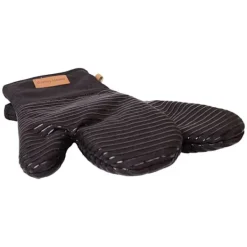 Grydelapper & Grillvanter>Ovnhandsker ANNELI 2 stk. H31 cm, sorte