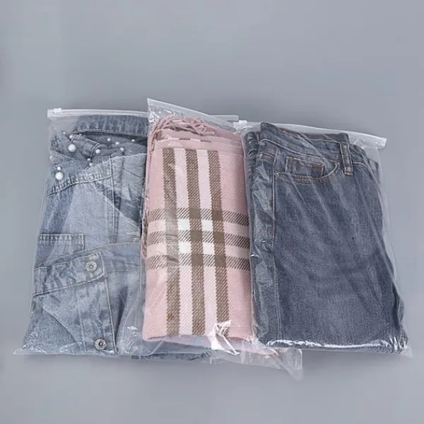 Opbevaringsposer Til Hjemmet>50-Pack Multipurpose PE Transparent Ziplock-tasker