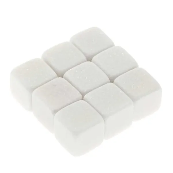 Whiskysten>9-pack Natural Whisky Rains - Ice Cubes of Stone White