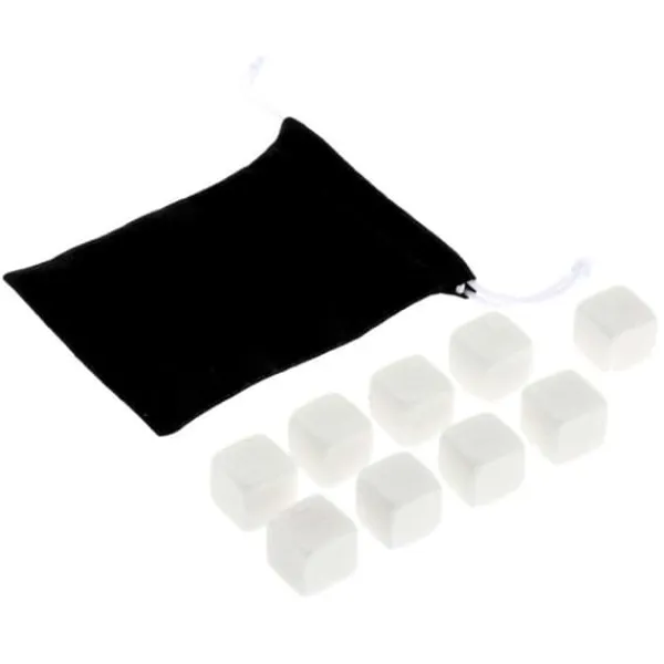 Whiskysten>9-pack Natural Whisky Rains - Ice Cubes of Stone White