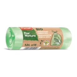 Skraldeposer>Paclan for Nature Bionedbrydelige Affaldsposer 12L 15 stk
